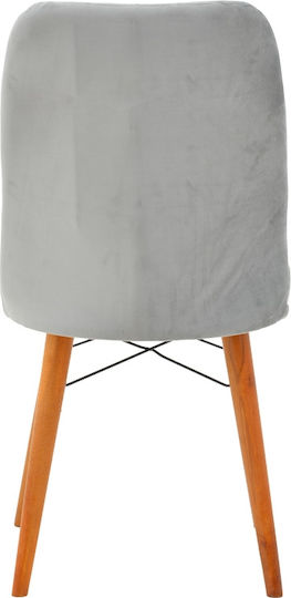 Woodwell Vespera I Текстилна седалка 45x52x95cm Сива