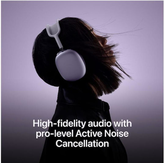 AirPods Max (2024) Kabellos / Kabelgebunden Über Ohr Kopfhörer mit 20 Stunden Betriebszeit und Quick Charge Purple