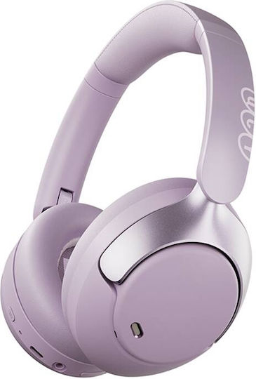 QCY H3 Pro Ασύρματα / Ενσύρματα Over Ear Ακουστικά με 55 ώρες Λειτουργίας Μωβ