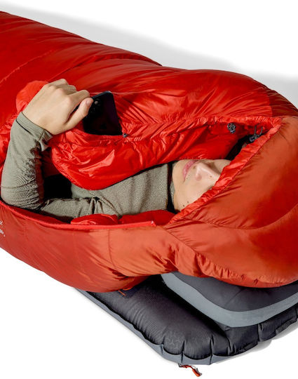 Rab Schlafsack Einzeln Alpine Long Dunkle Horizon/Toskanische Rote