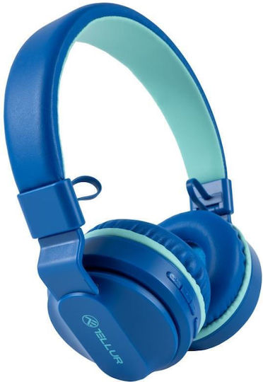 Tellur Buddy Безжични / Жични On Ear Слушалки с 25 часа Работа Сини