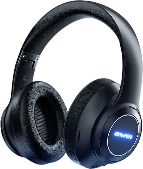 A200BL Bluetooth Wireless Over Ear Headphones with Radio with 7 hours of Operation Black