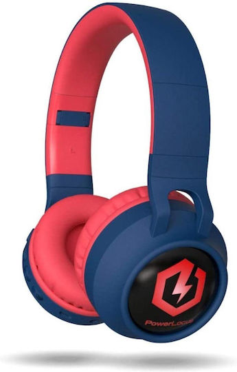 PowerLocus Buddy Ασύρματα Bluetooth Παιδικά Over Ear Ακουστικά Μαύρα