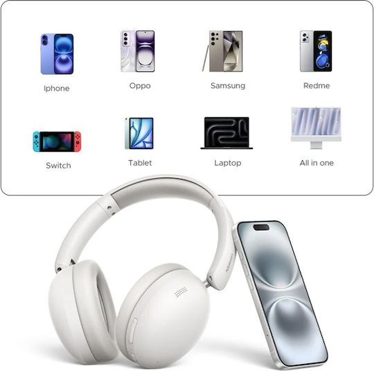 Ugreen HiTune Max 2 HP205 Ασύρματα Bluetooth Over Ear Ακουστικά Μαύρα