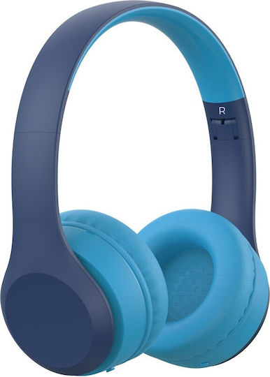 Havit Wireless / Wired On Ear Headphones with Radio with 18 hours of Operation Blue