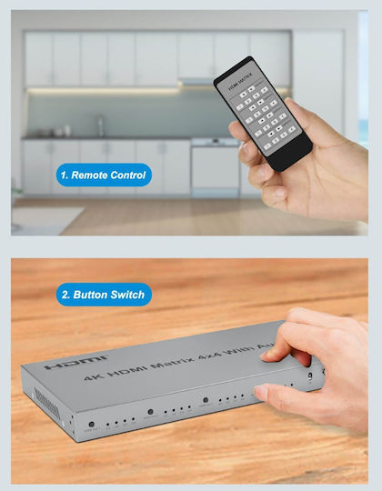 ATC Matrix 4 In / 4 Out HDMI Switch 02.001.0084