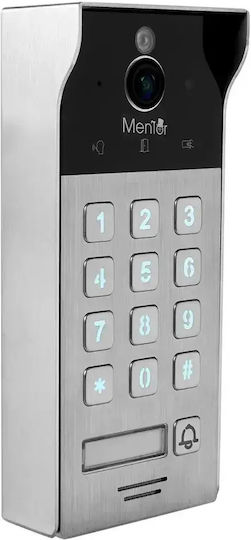 Smart Video Interfon Mentor Svk473w 4 Fire WiFi Card Pin Tuya App 7 Inch Ips Dvr Ahd 2mp Ik07 Alb