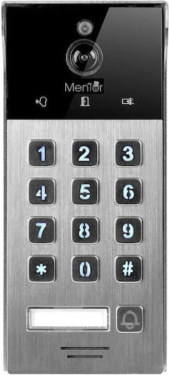 Interfon Video Inteligent Mentor Svk4103w 4 Fire WiFi Card Pin Aplicația Tuya 10 Inch Ips Dvr Ahd 2mp Ik07 Alb