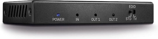 Lindy 2 Port 18G HDMI Splitter 38235