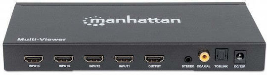 Manhattan 207881 FHD Multiviewer 4 είσοδοι/1 έξοδος HDMI Switch