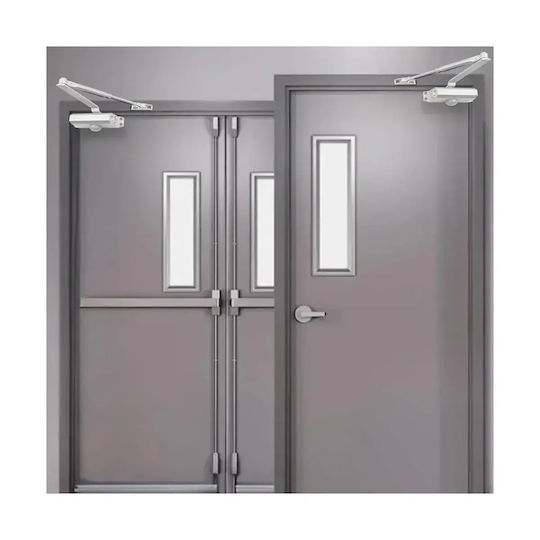 Amortizor Hidraulic Pentru Ușă Mentor Acs040 2 Viteze Reglabile 40-65kg 600-900mm 150,000 Cicluri 150 Grade Argintiu