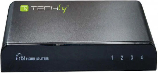 Techly IDATA HDMI-4K4 HDMI Сплитер IDATA HDMI-4K4