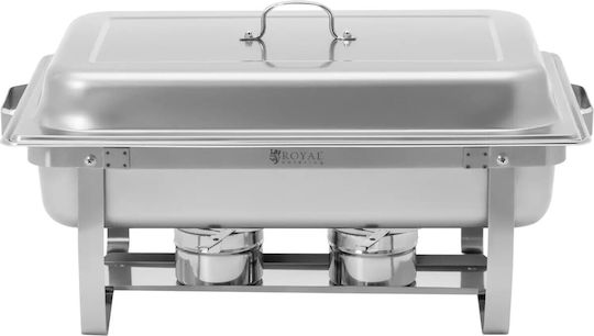 Încălzitor De Mâncare Bain Marie Bufet Pastă Gn 1/1 7,5 L Oțel Set 2 Bucăți