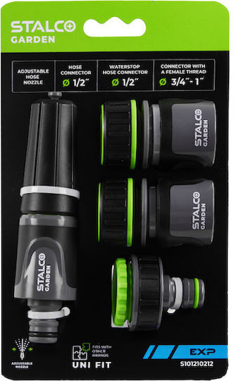 Подредба 4 Части Дюза За Пръскане 1/2” Exp Stalco Garden S101210212