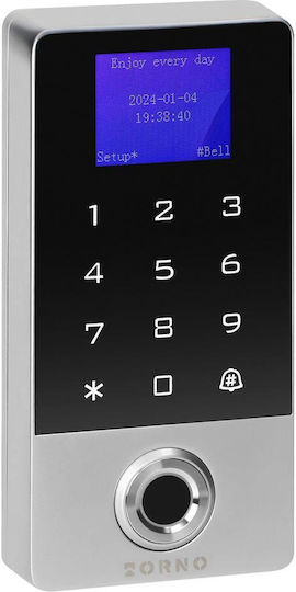 Orno Elektronische Schlösser Touchscreen Bildschirm Karten Schlüssel Erkennung Nähe Fingerabdruck Wi-Fi Ip68 1 Relais 3a Powered By Tuya