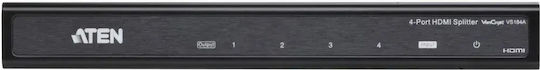 Splitter HDMI Aten VS184A De La 1x HDMI F La 4x HDMI F Până La 15m Până La Rezoluție Ultra HD Suport 3D 1 Dispozitiv