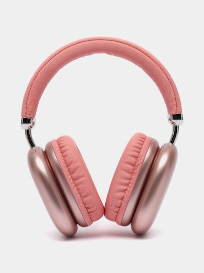 Hoco W35 MAX Ασύρματα / Ενσύρματα Over Ear Ακουστικά με 40 ώρες Λειτουργίας Ροζ