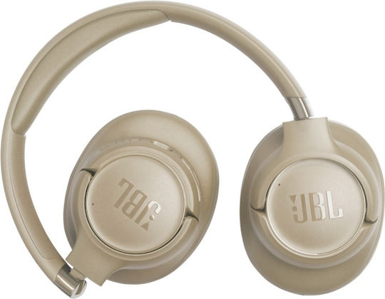 JBL Tune 780NC Wireless / Wired Over Ear Headphones with 76 hours of Operation and Quick Charge Beige