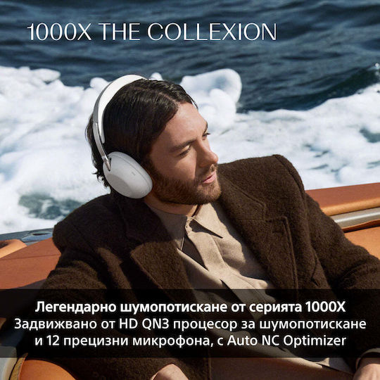 Sony 1000X The ColleXion Ασύρματα / Ενσύρματα Over Ear Ακουστικά και Quick Charge Platinum