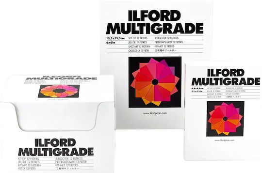 Ilford Хартия за тъмна стаичка Multigrade Комплект Филтри 9x9 1 бр