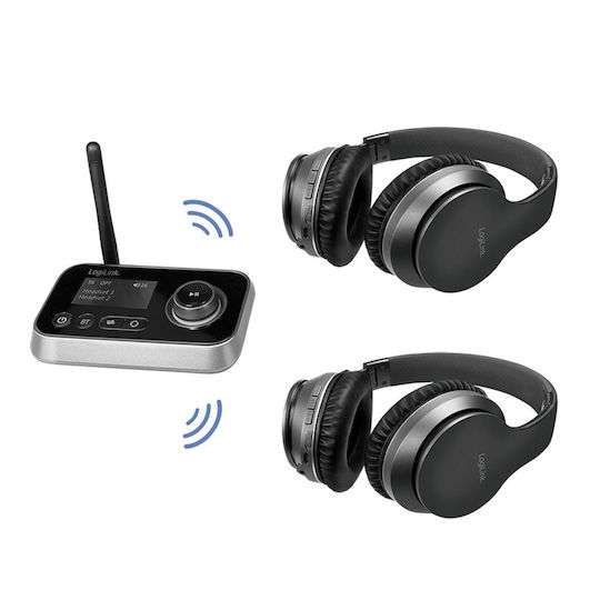 LogiLink Bluetooth 5.0 Empfänger / Sender mit 3,5 mm Klinke und Optisch