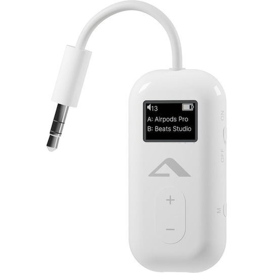 Alogic Bluetooth 5.2 Bluetooth-Empfänger / Sender ABTTX1-Weiß