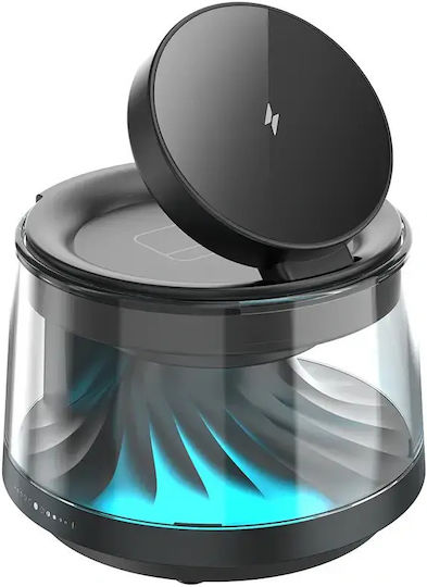 Wiwu 5in1 Flow Wireless Charging Speaker Station Ηχείο Bluetooth 25W Μαύρο