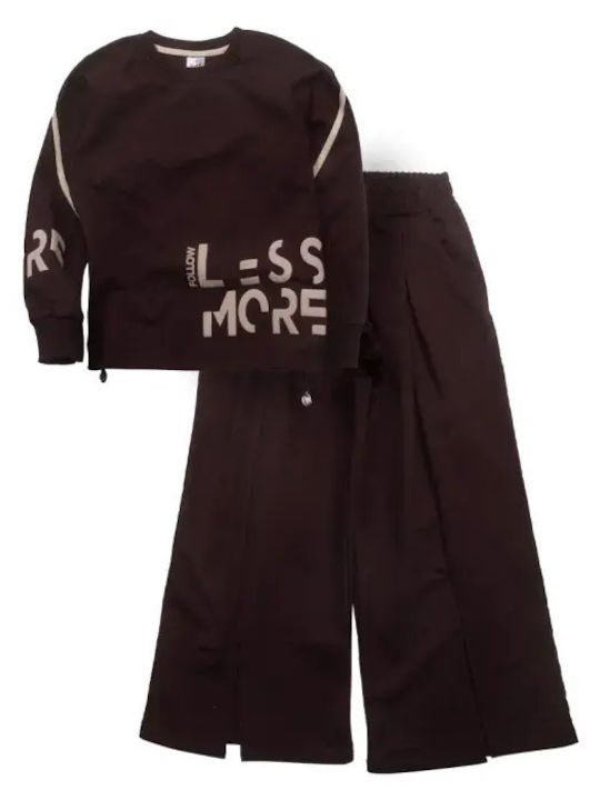 Kinder Sweatpants Set Burgundisch 2Stücke