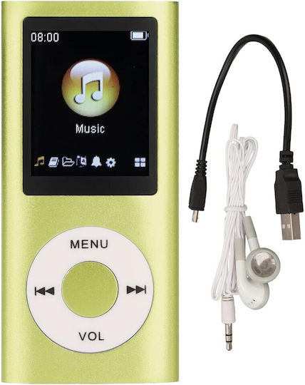 MP4-418 MP4-Spieler (8GB) mit Bildschirm TFT 1.8" Grün