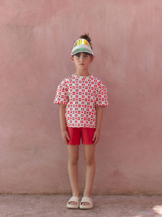 Kids' Shorts/Bermudas Fabric Red