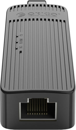 Orico Utk-u3 Usb-a 3.0 To Rj45 Gigabit Ethernet 1 Gbps Network Adapter Black 6942227181053