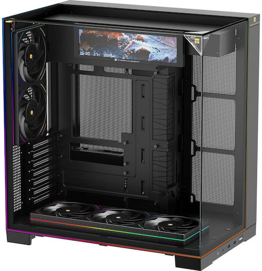 Thermalright A70 Vision Gaming Midi Tower Computer Case with Side Window Black