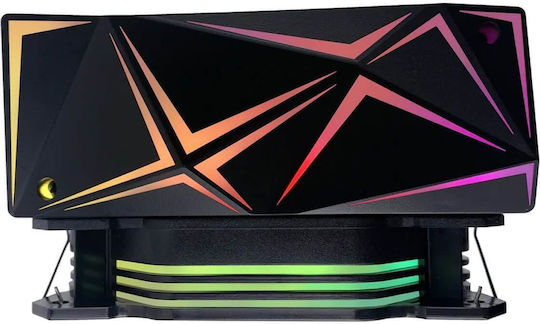 Rampage Octagon C50 Ψύκτρα Επεξεργαστή για Socket 1700/AM5 με ARGB Φωτισμό