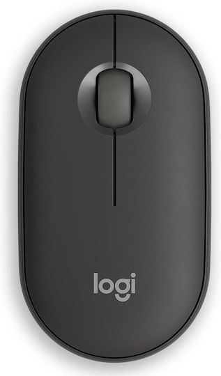 Logitech Pebble M350s Ασύρματο Bluetooth Ποντίκι Graphite
