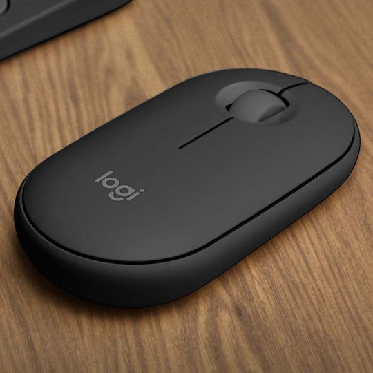 Logitech Pebble M350s Ασύρματο Bluetooth Ποντίκι Graphite