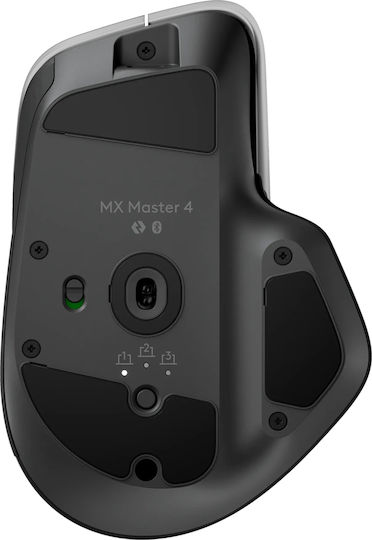 Logitech MX Master 4 Ασύρματο Εργονομικό Bluetooth Ποντίκι Graphite