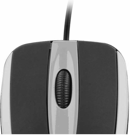 Havit MS753 Ενσύρματο Ποντίκι Μαύρο/Γκρι
