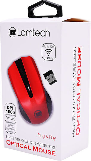 Lamtech LAM021257 Mouse Wireless Roșu