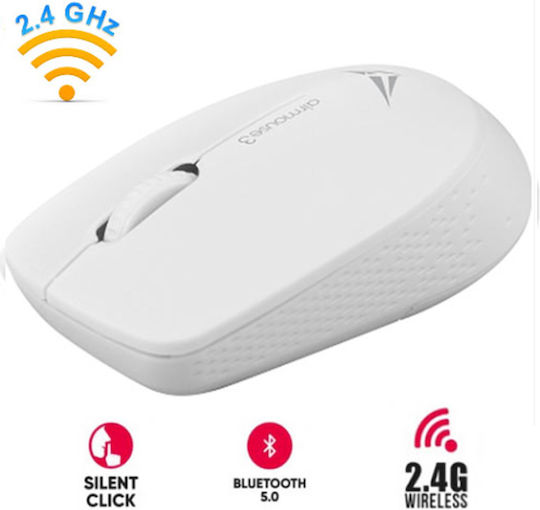 Alcatroz Silent Airmouse 3 Wireless Mouse White