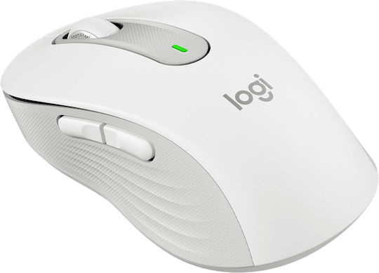 Logitech Signature M650 L For Business Ασύρματο Bluetooth Ποντίκι Off-white Large