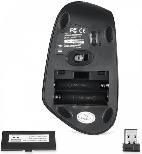 Perixx Perimice-715 II Wireless Ergonomic Vertical Mouse Negru