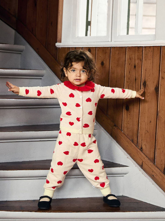 Kinder-Strickjacke Rote