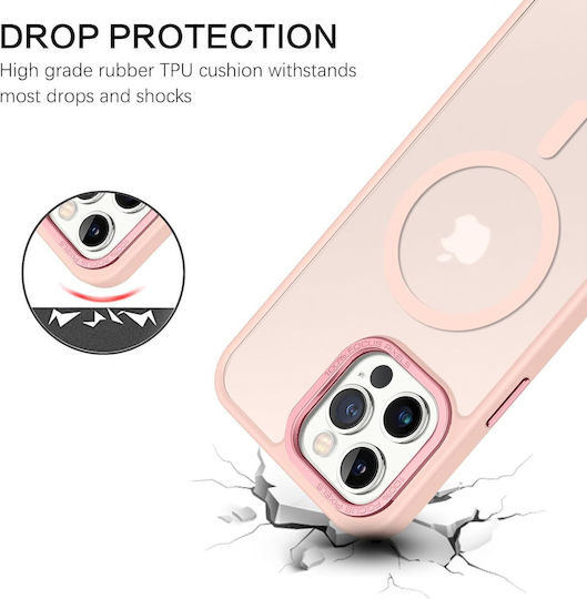 Orso Back Cover Plastic / Silicon Roz (iPhone 14 Pro)