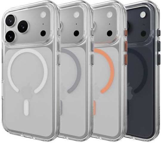 Mageasy Handyhülle Bright M Magsafe Transparent Koralle Für iPhone 17 Pro