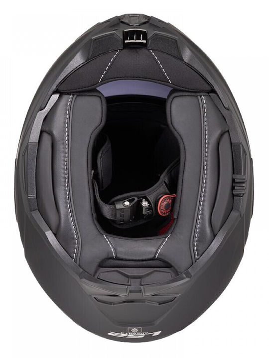 LS2 Advant II Gloss Black Κράνος Μηχανής Flip-Up ECE 22.06 1750gr με Pinlock και Sunvisor