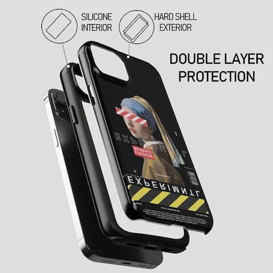 Orso Hybrid Print Back Cover Plastic / Silicone Girl Art (Redmi Note 12 Pro 4G)