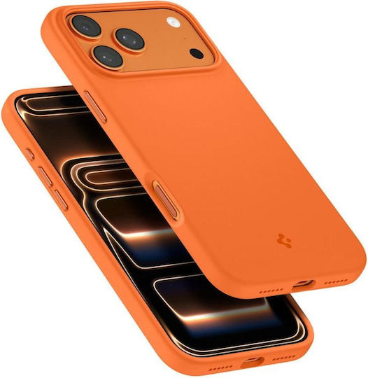 Θήκη Spigen Silicone Fit Mag Magsafe Iphone 17 Pro Max – Cosmic Orange Acs11378