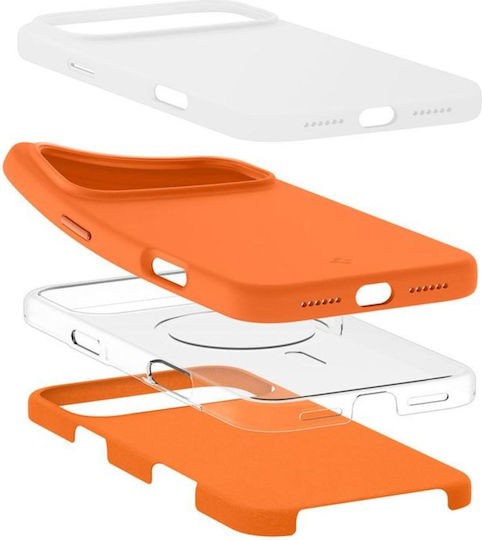 Θήκη Spigen Silicone Fit Mag Magsafe Iphone 17 Pro Max – Cosmic Orange Acs11378