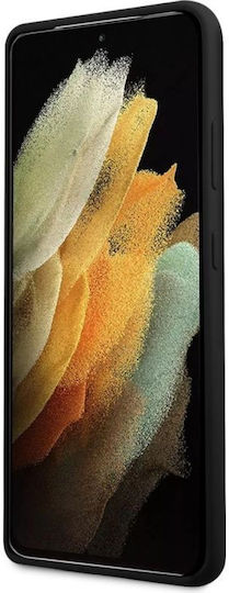 Mercedes-Benz Silicone Line Задна корица Силикон Черен (Galaxy S21 Ultra 5G)
