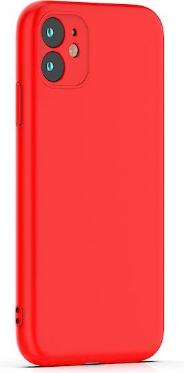 TelForceOne Red Silicone Back Cover (Oppo Reno15 F)